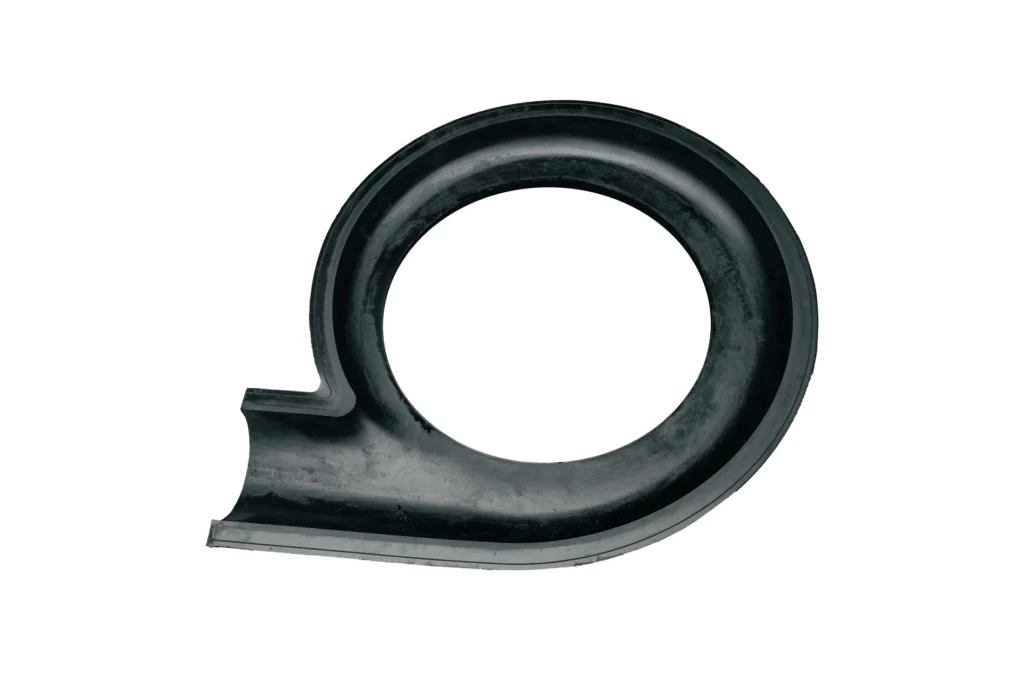 Black rubber volute liner for Warman-style slurry pump replacement